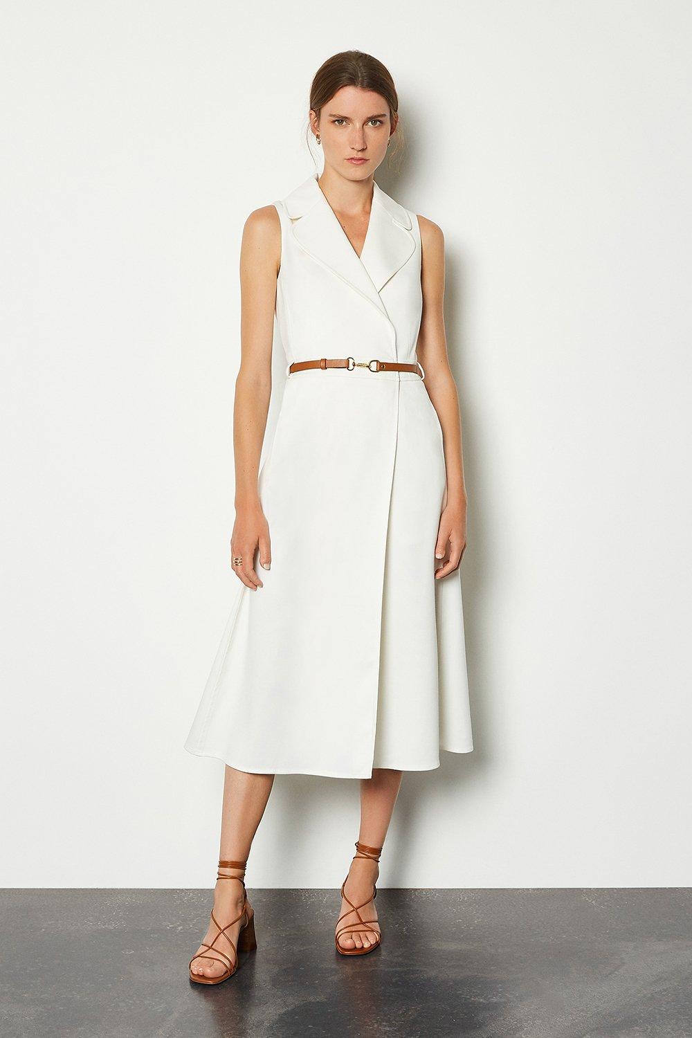 karen millen belted dress