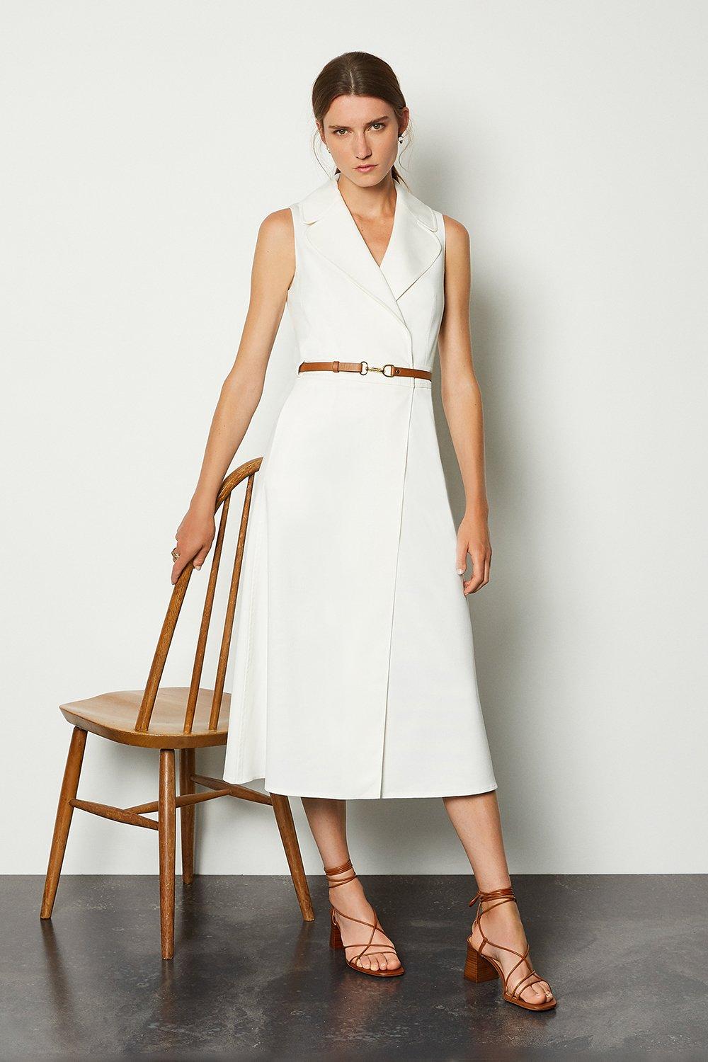 karen millen belted wrap dress