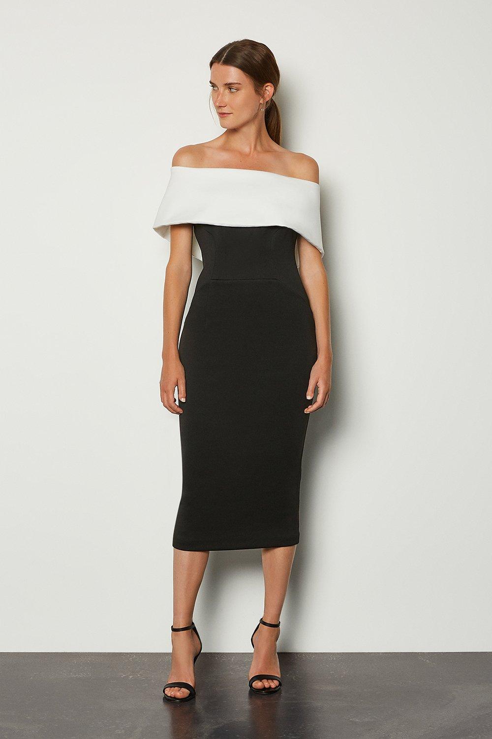 karen millen bardot dress