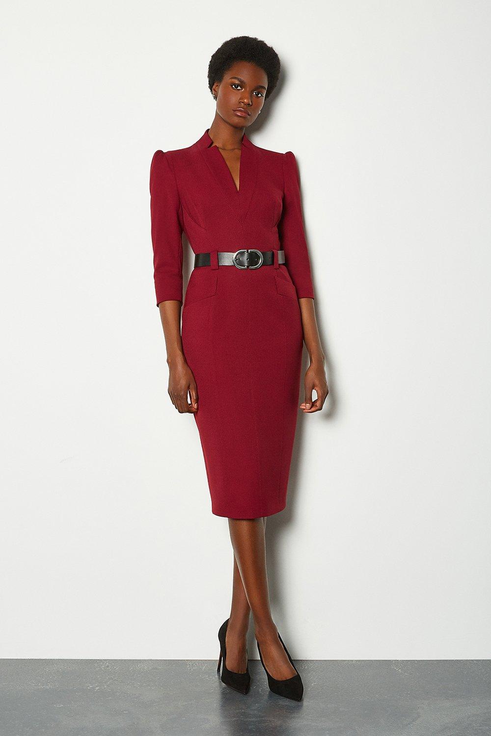 karen millen red dress