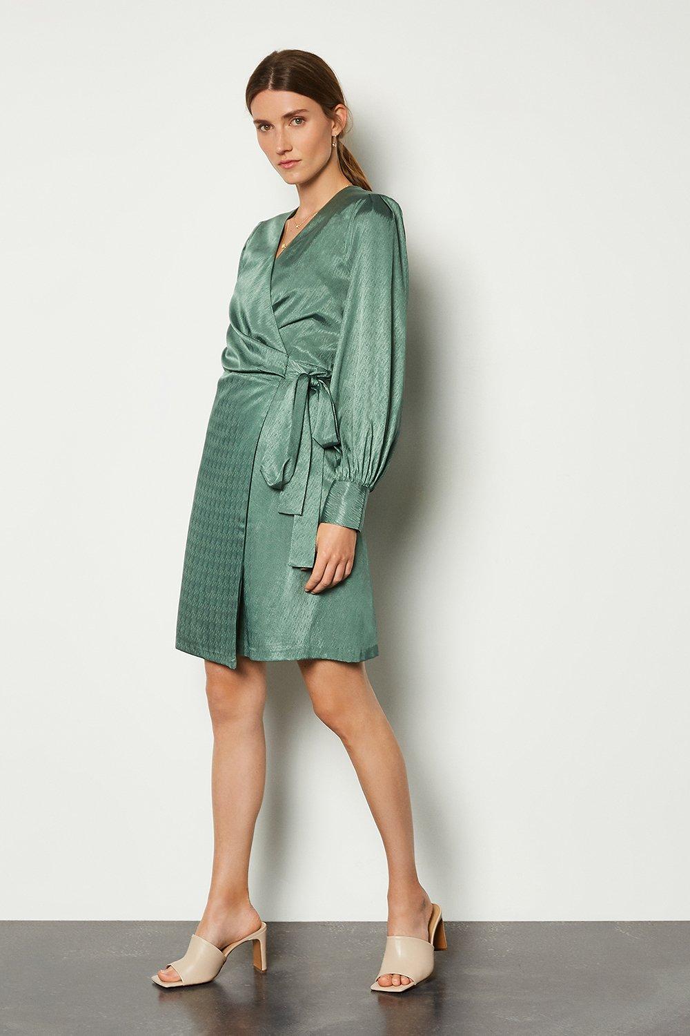 karen millen teal dress