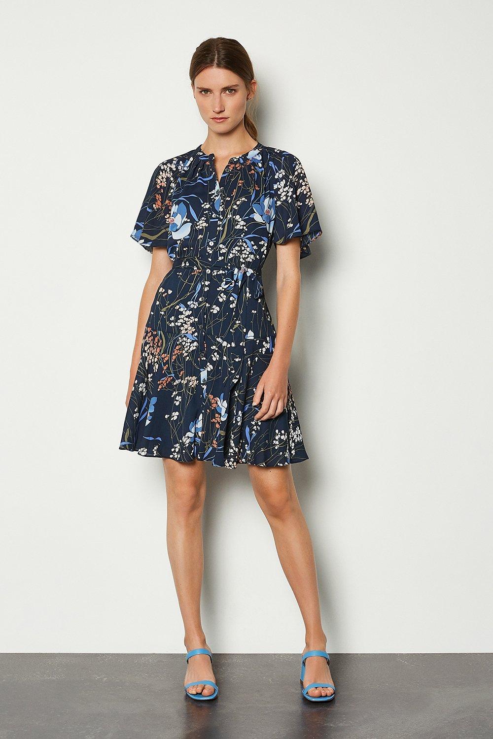 karen millen print dress