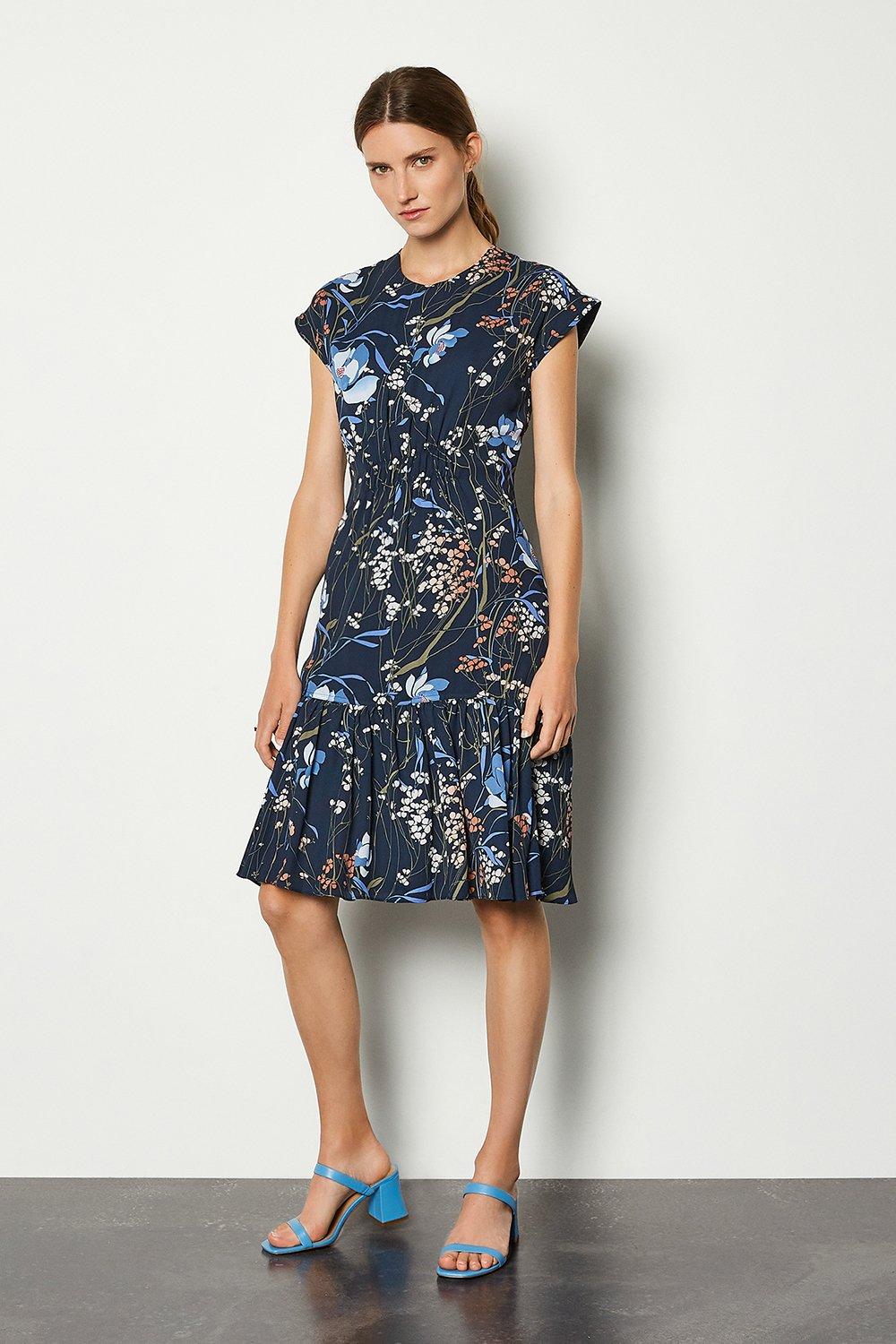 karen millen rose dress