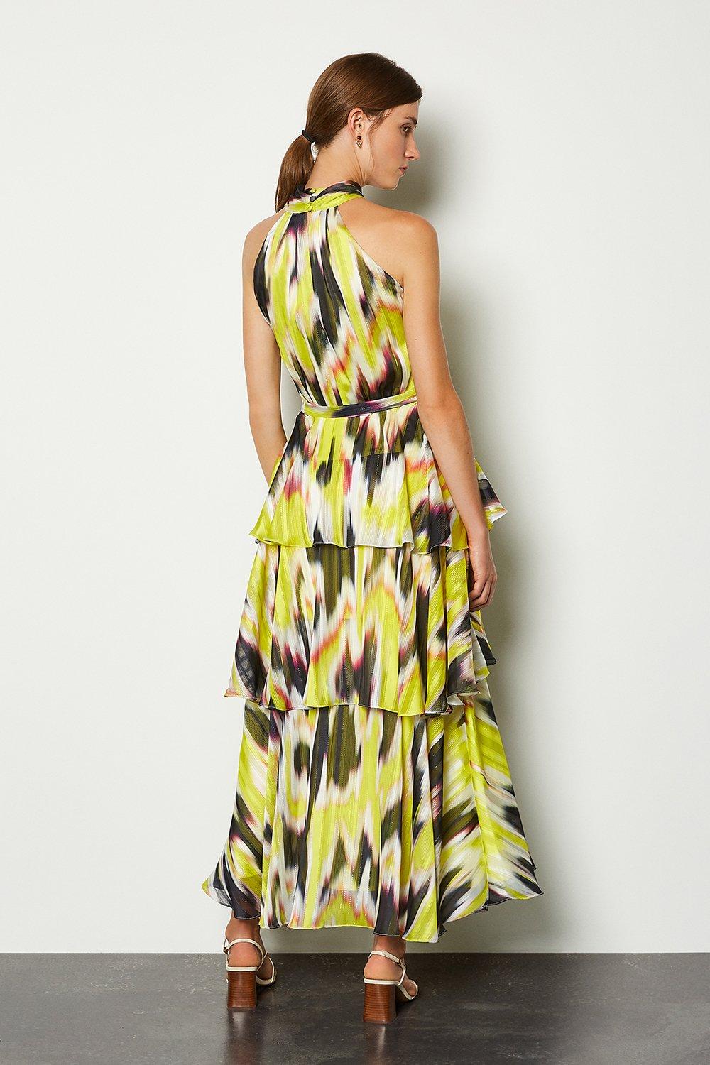 karen millen halter neck maxi dress