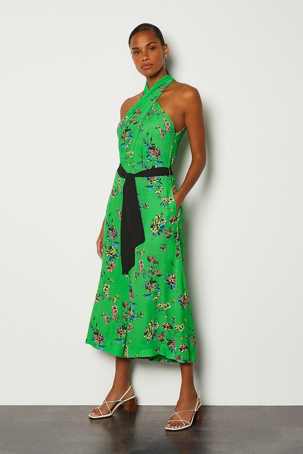 halter tie jumpsuit