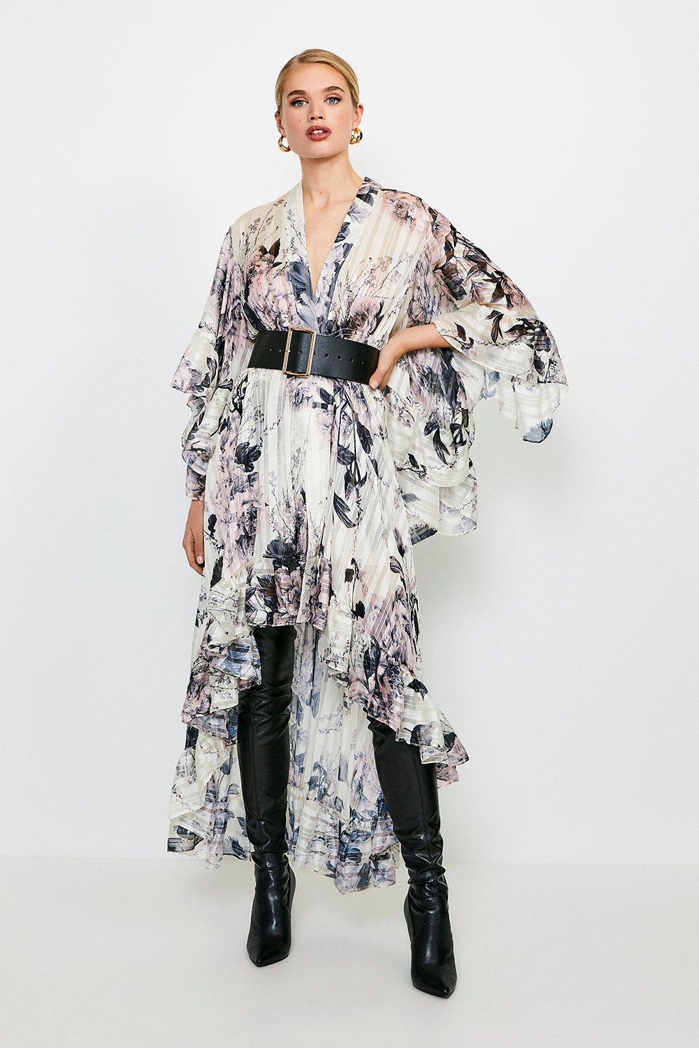 karen millen floral maxi dress