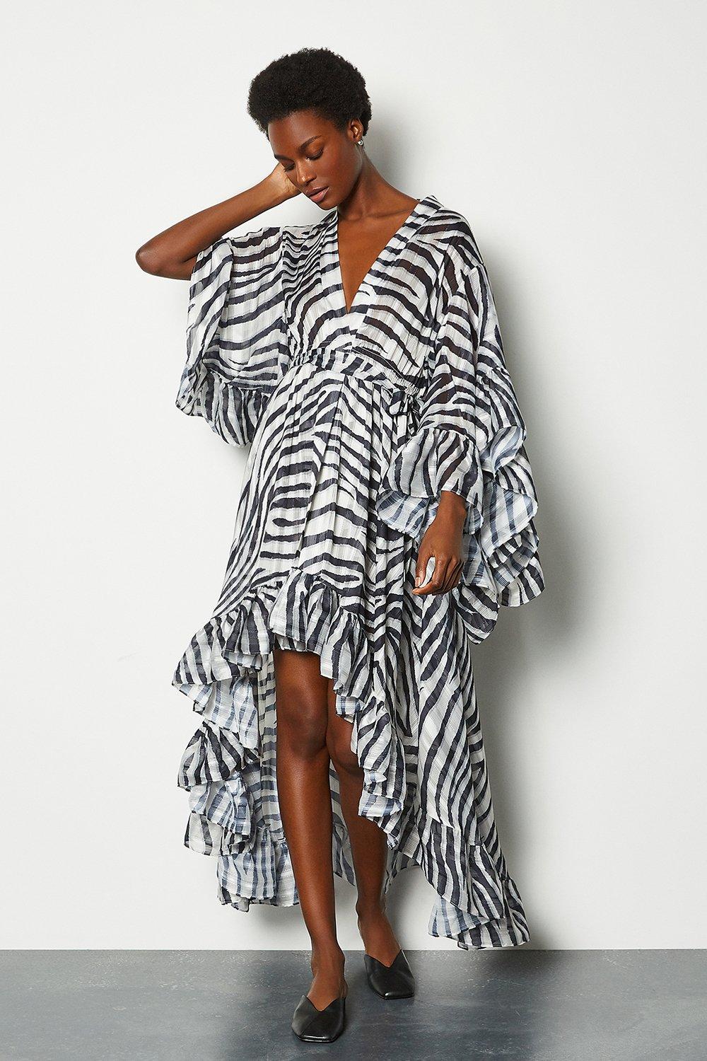 karen millen zebra dress