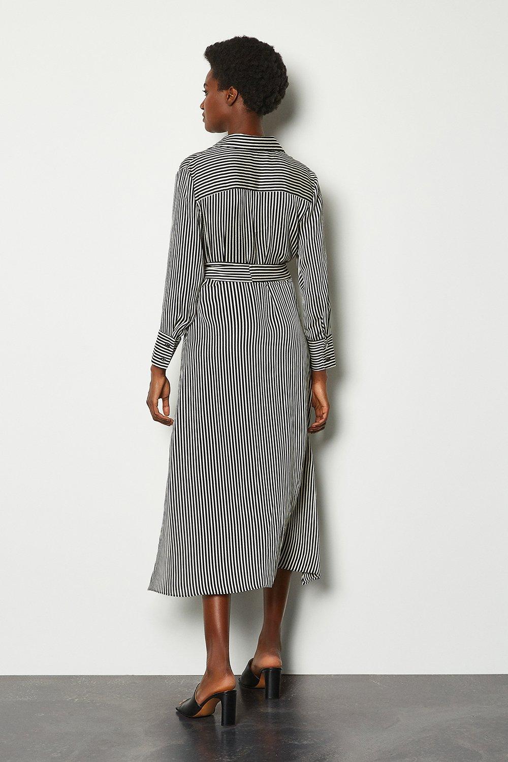 tie waist shirt dress