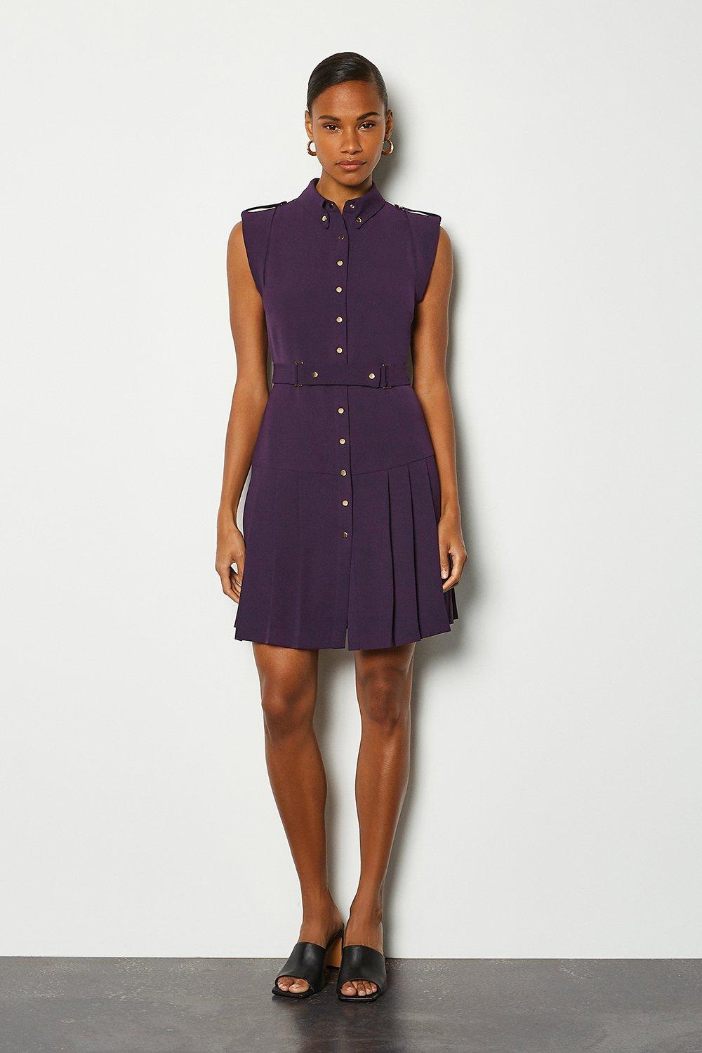 karen millen military dress