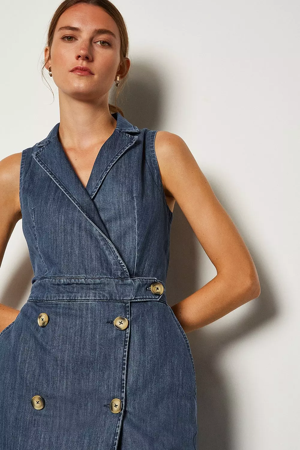 Denim dress outlet karen millen