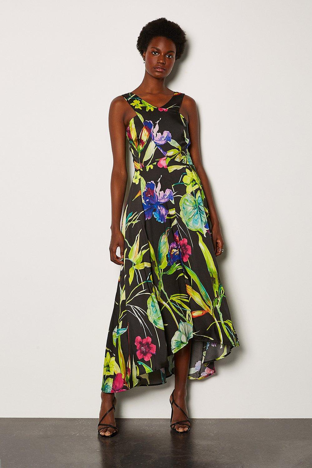 karen millen floral print dress