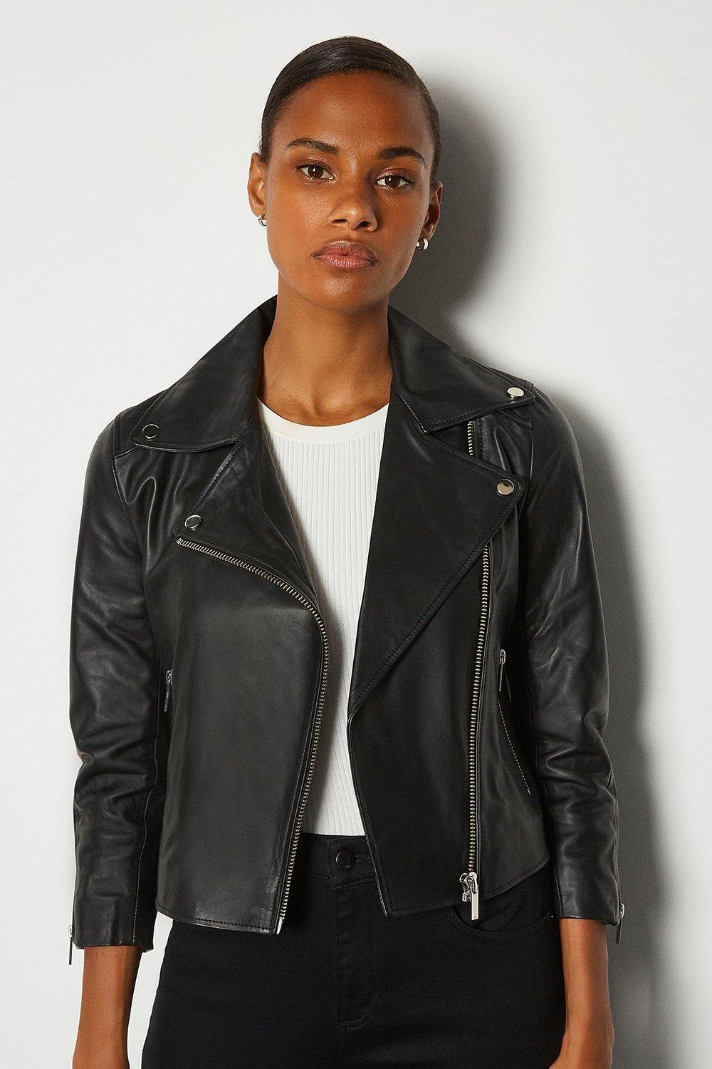 Karen millen 2025 leather jacket