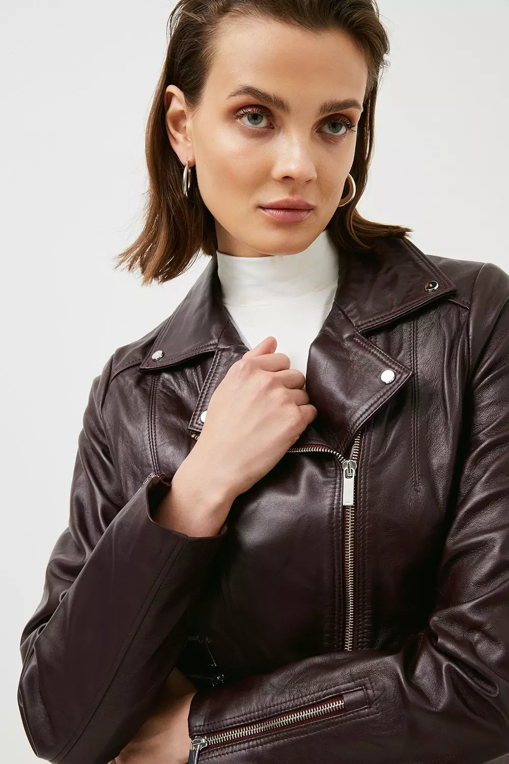 Karen millen signature hot sale leather jacket