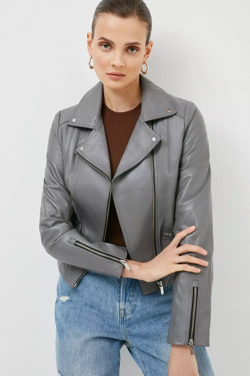 Leather jacket 2024 karen millen