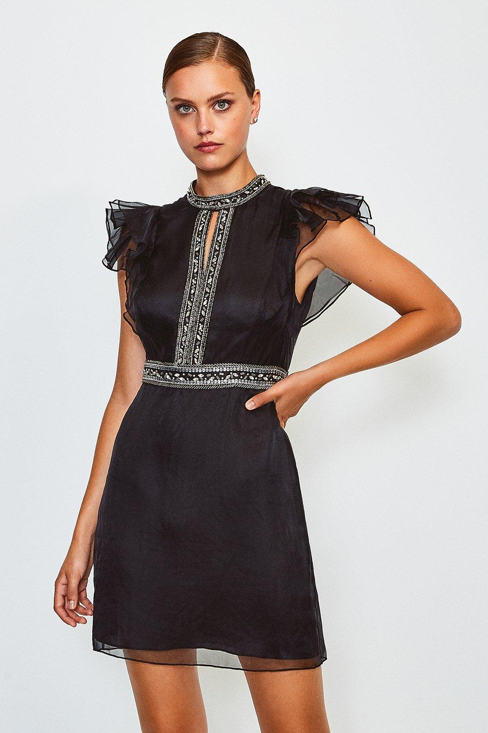 silk organza dress