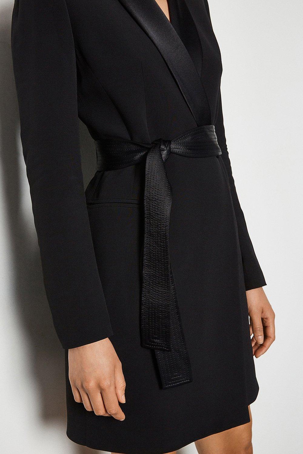 karen millen belted wrap dress