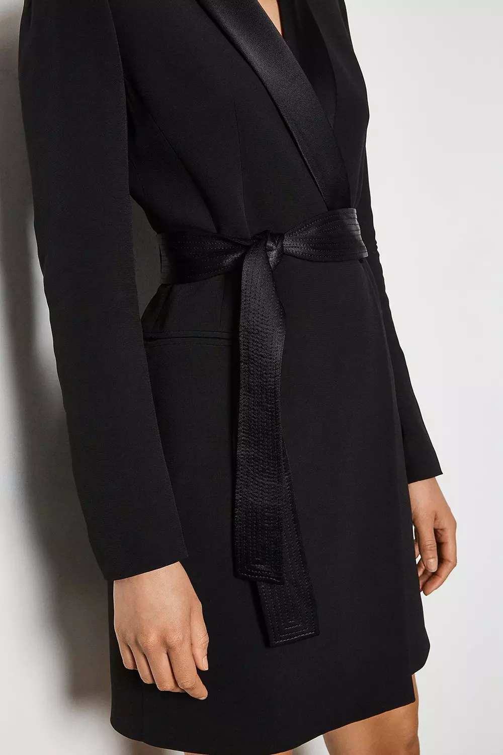 Karen millen clearance maxi tuxedo dress