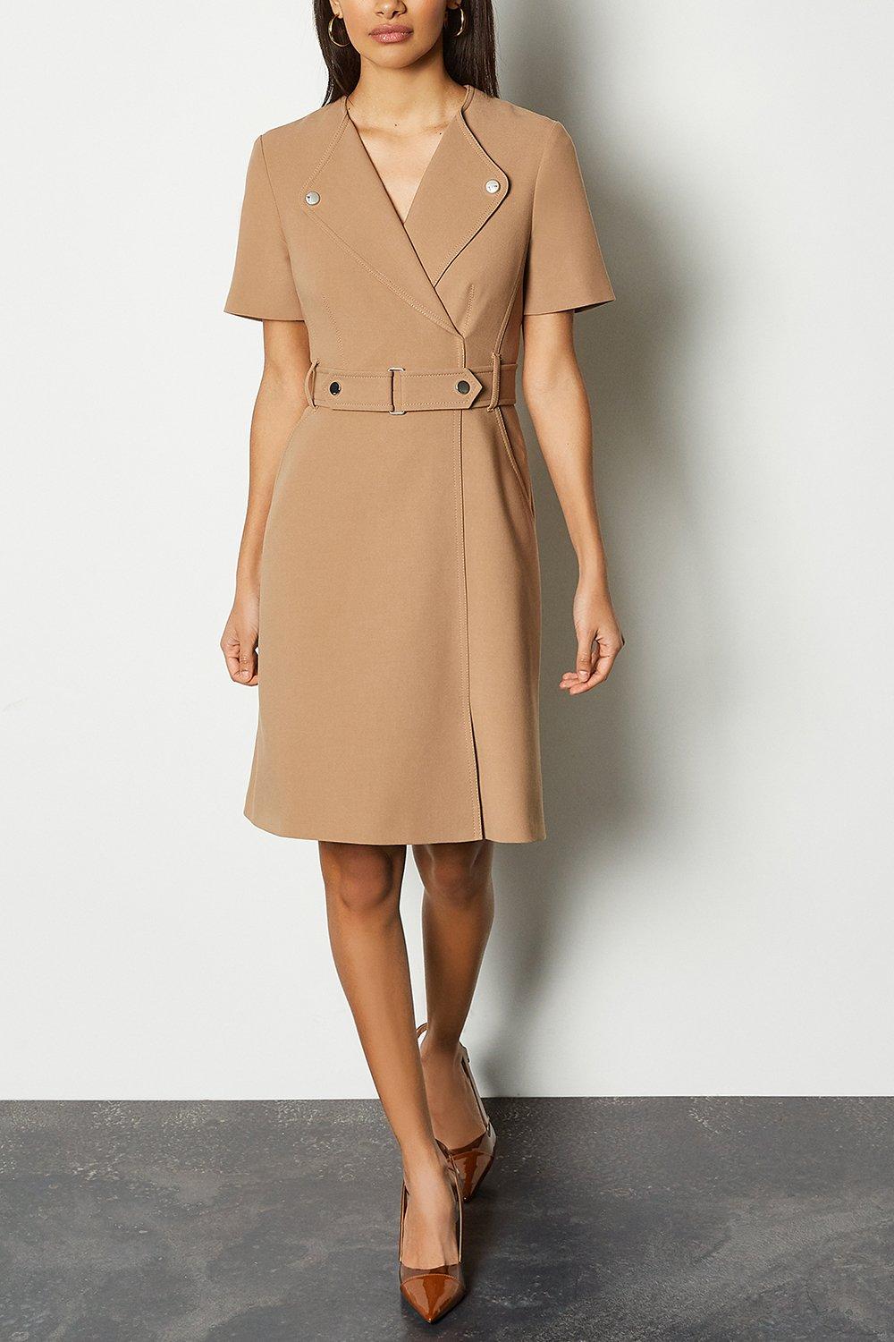 karen millen belted dress