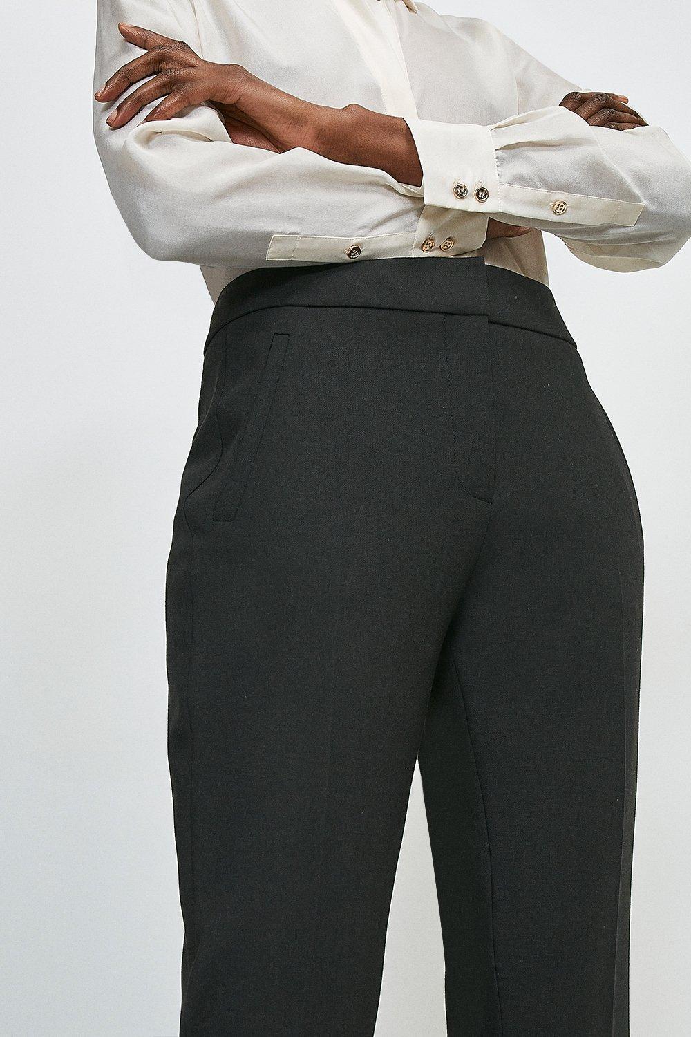 tailored capri trousers