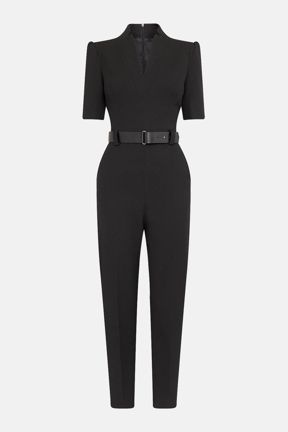 karen millen black jumpsuit