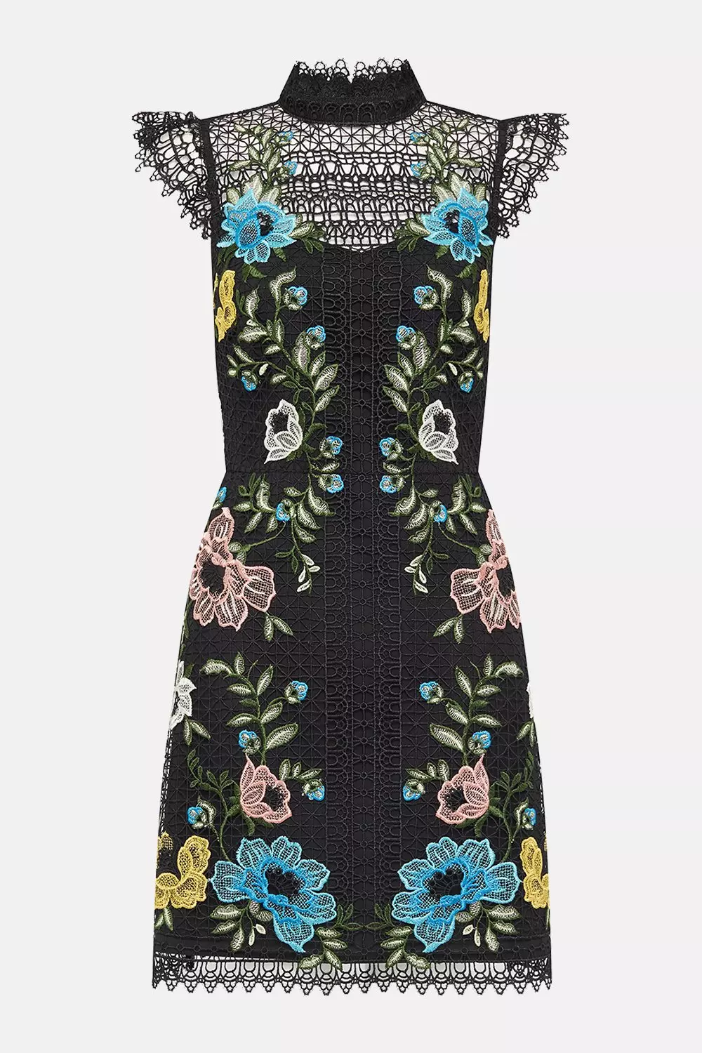 Karen millen laser sales cut floral dress