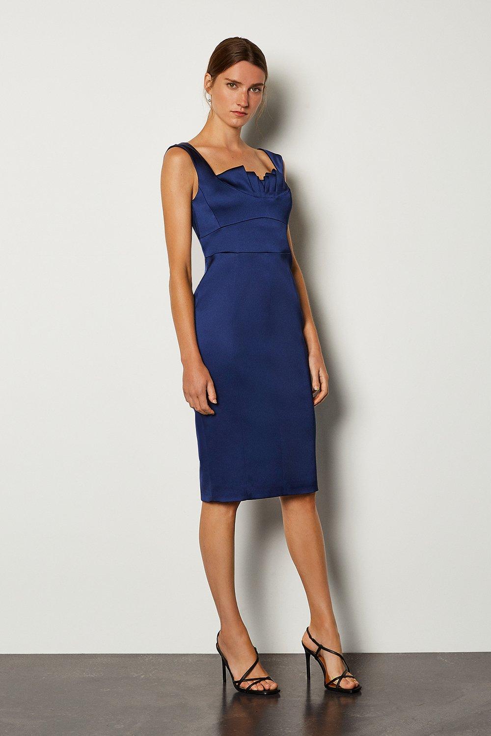 karen millen origami pencil dress