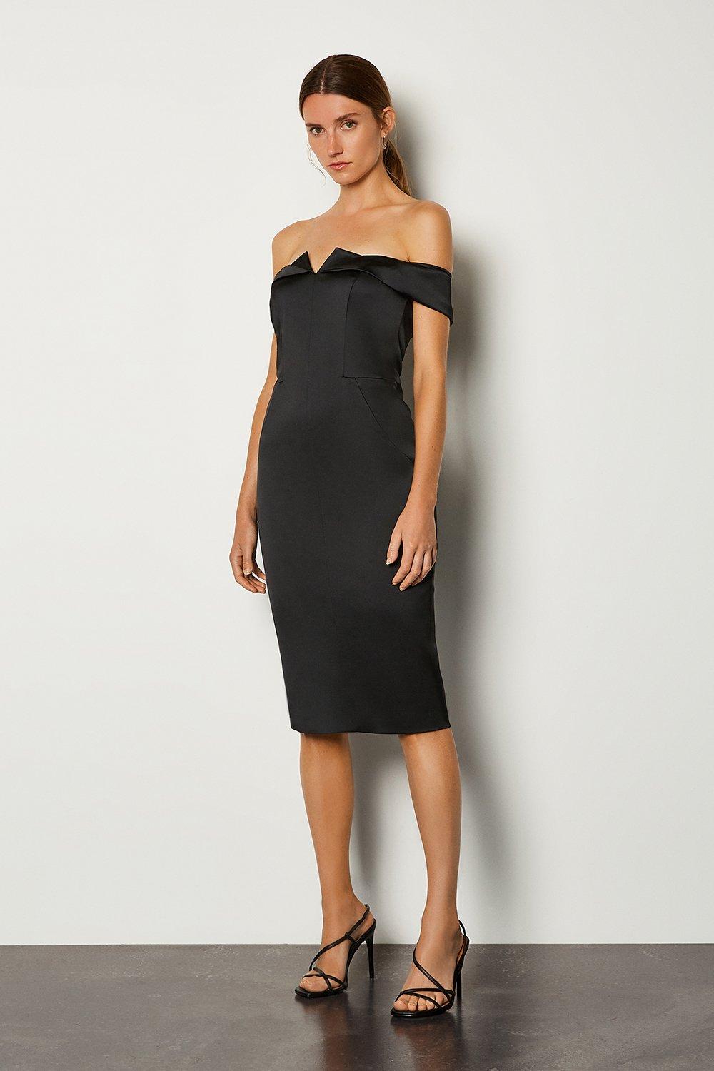 karen millen satin dress