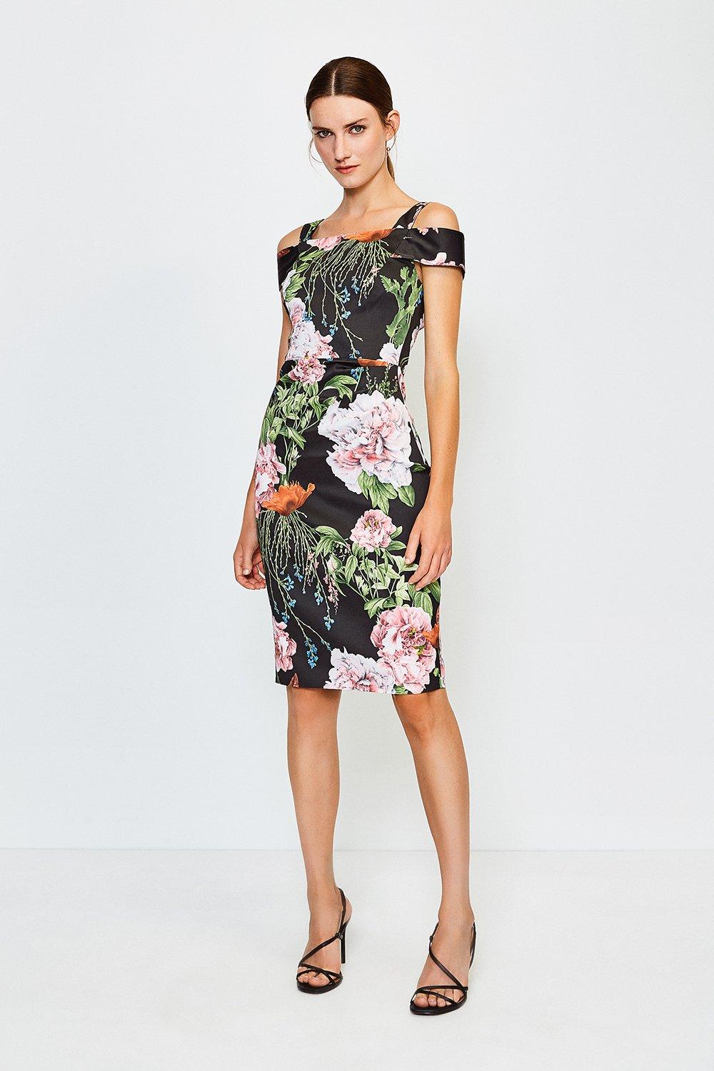 karen millen rose dress