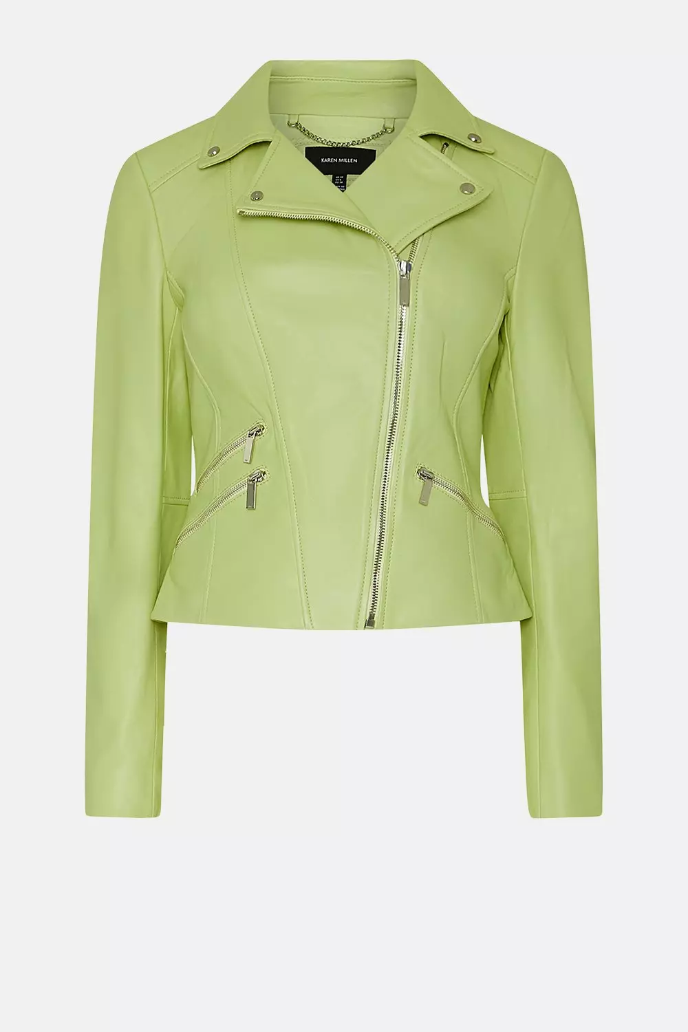 Lime biker jacket sale