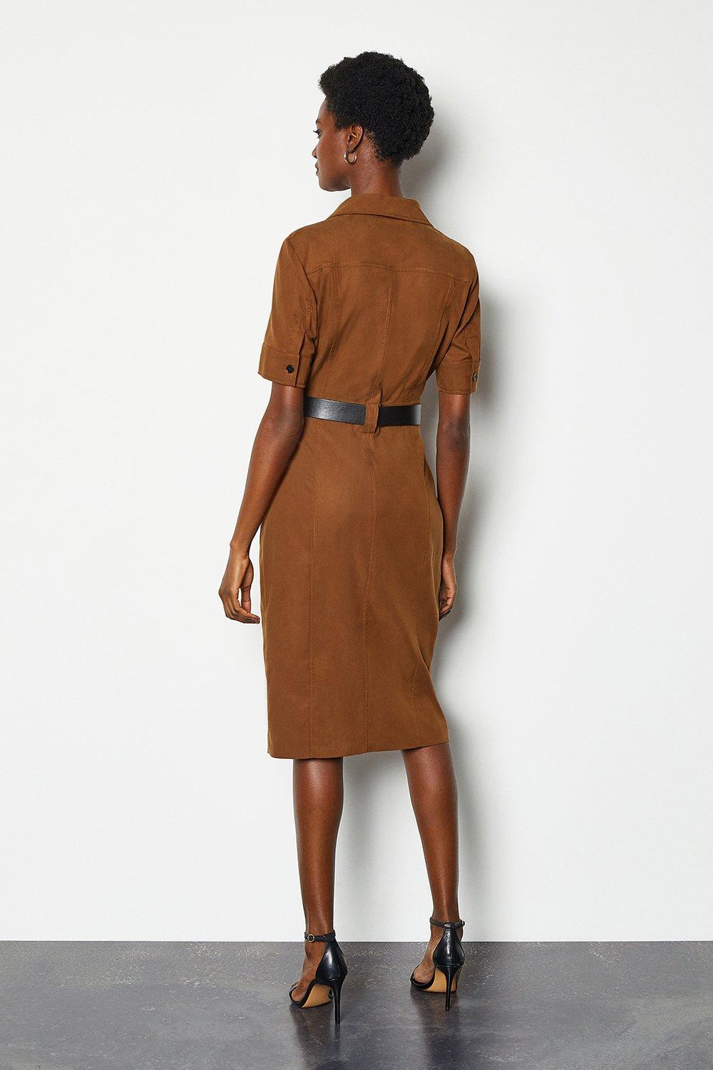 karen millen black utility dress