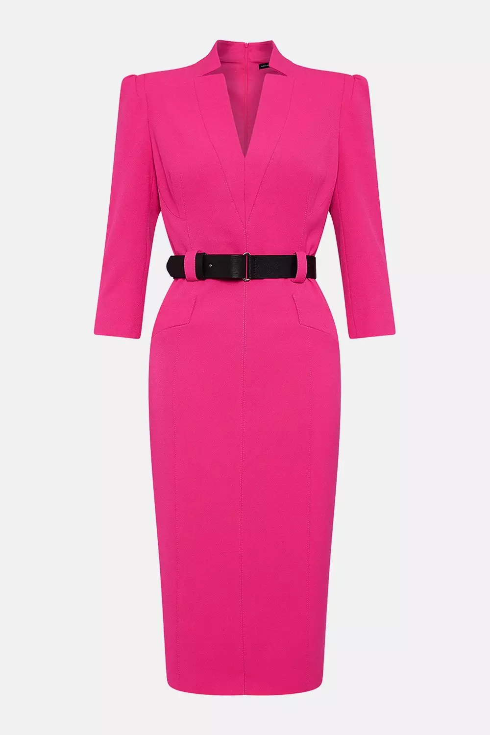 Karen millen outlet checked forever dress