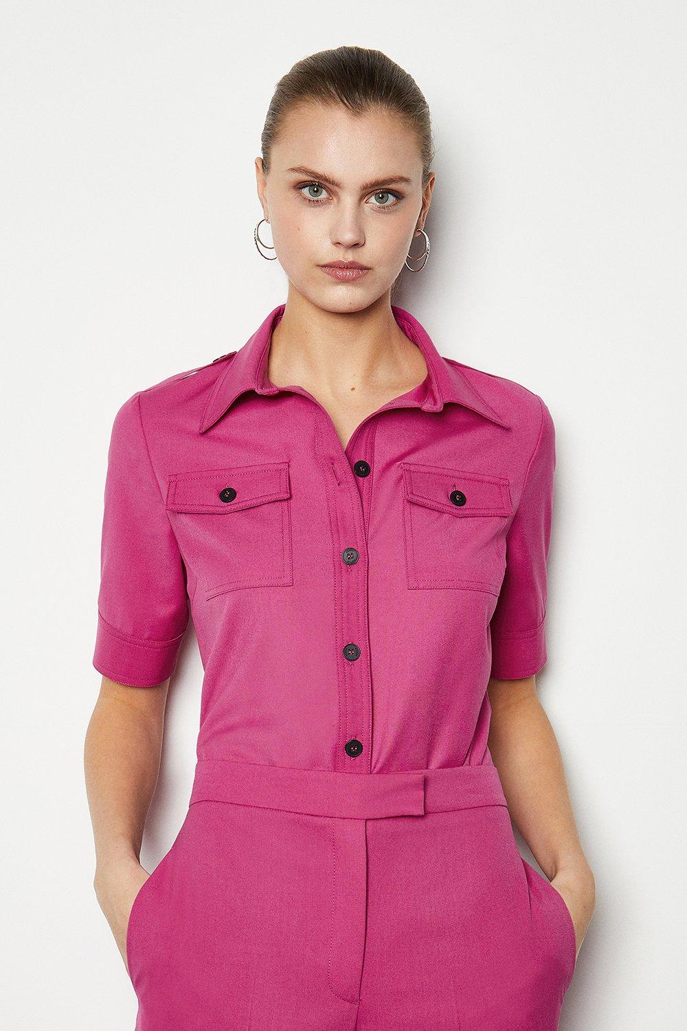 karen millen fuschia dress