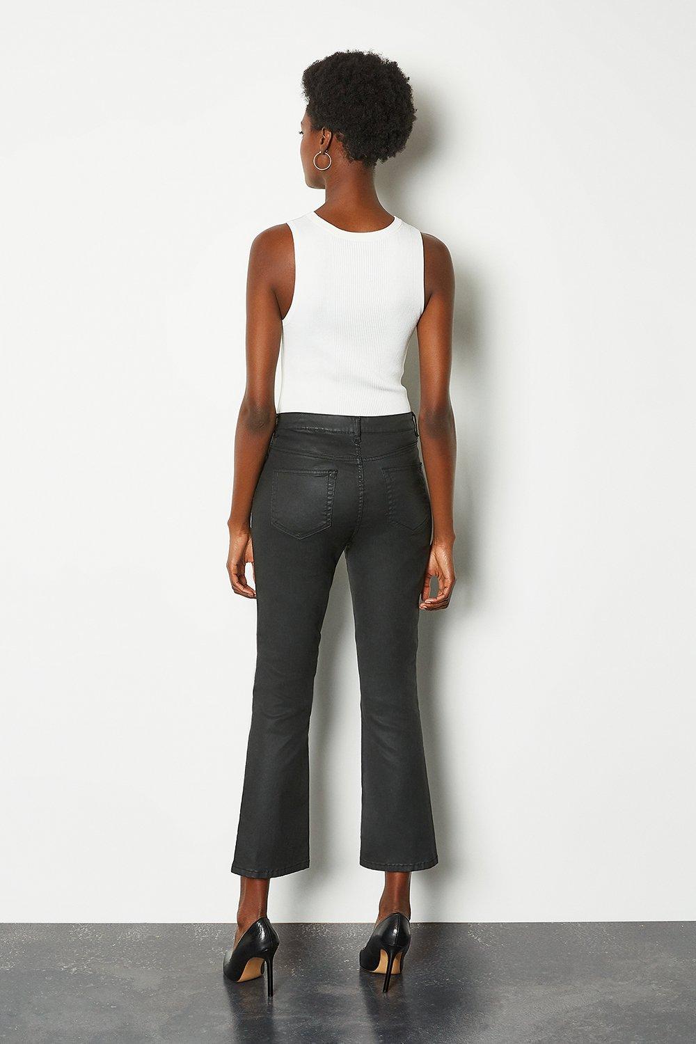 karen millen coated jeans