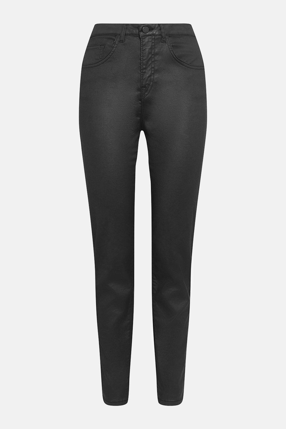 karen millen coated skinny jeans