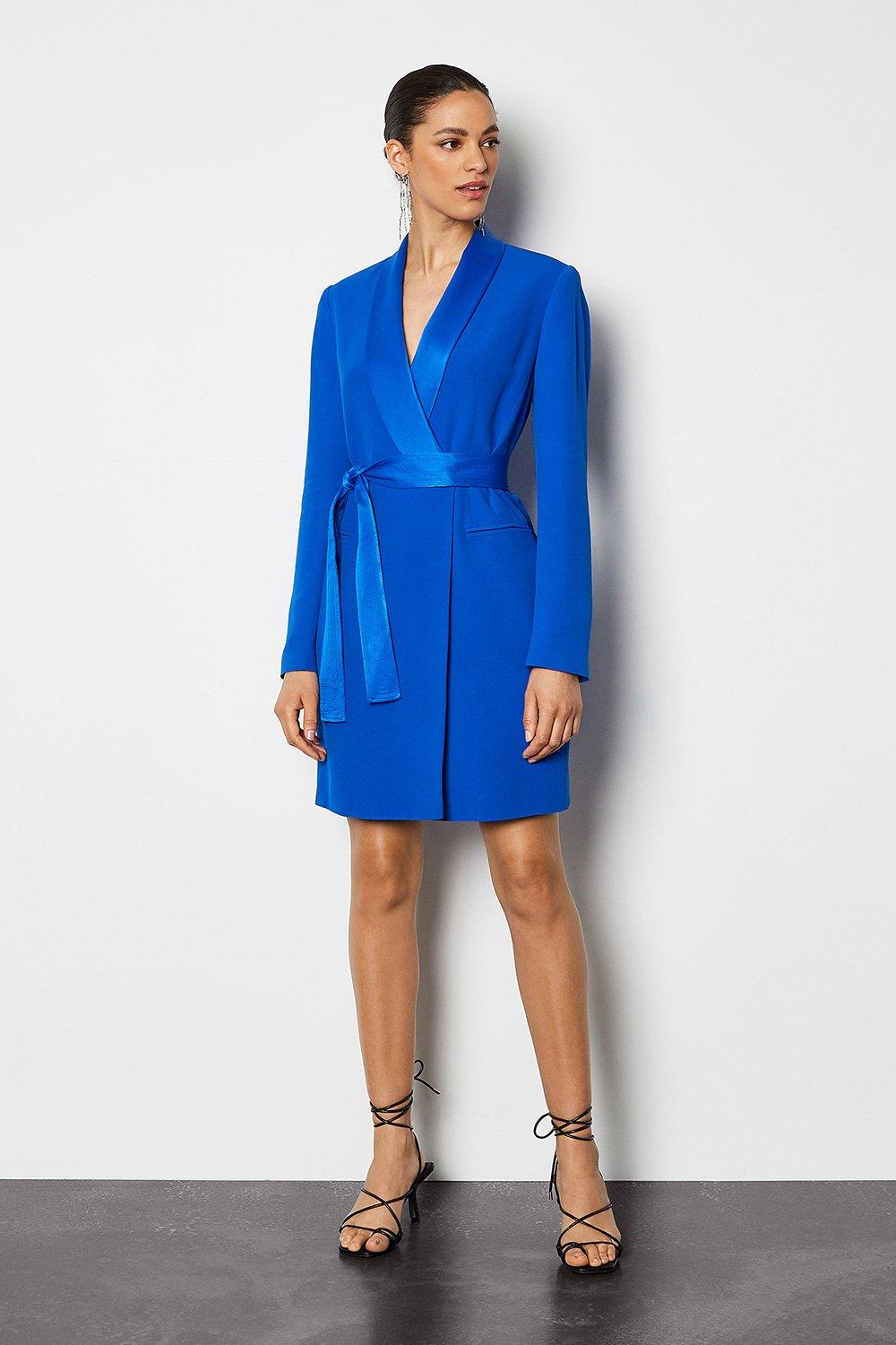 karen millen a line wrap dress