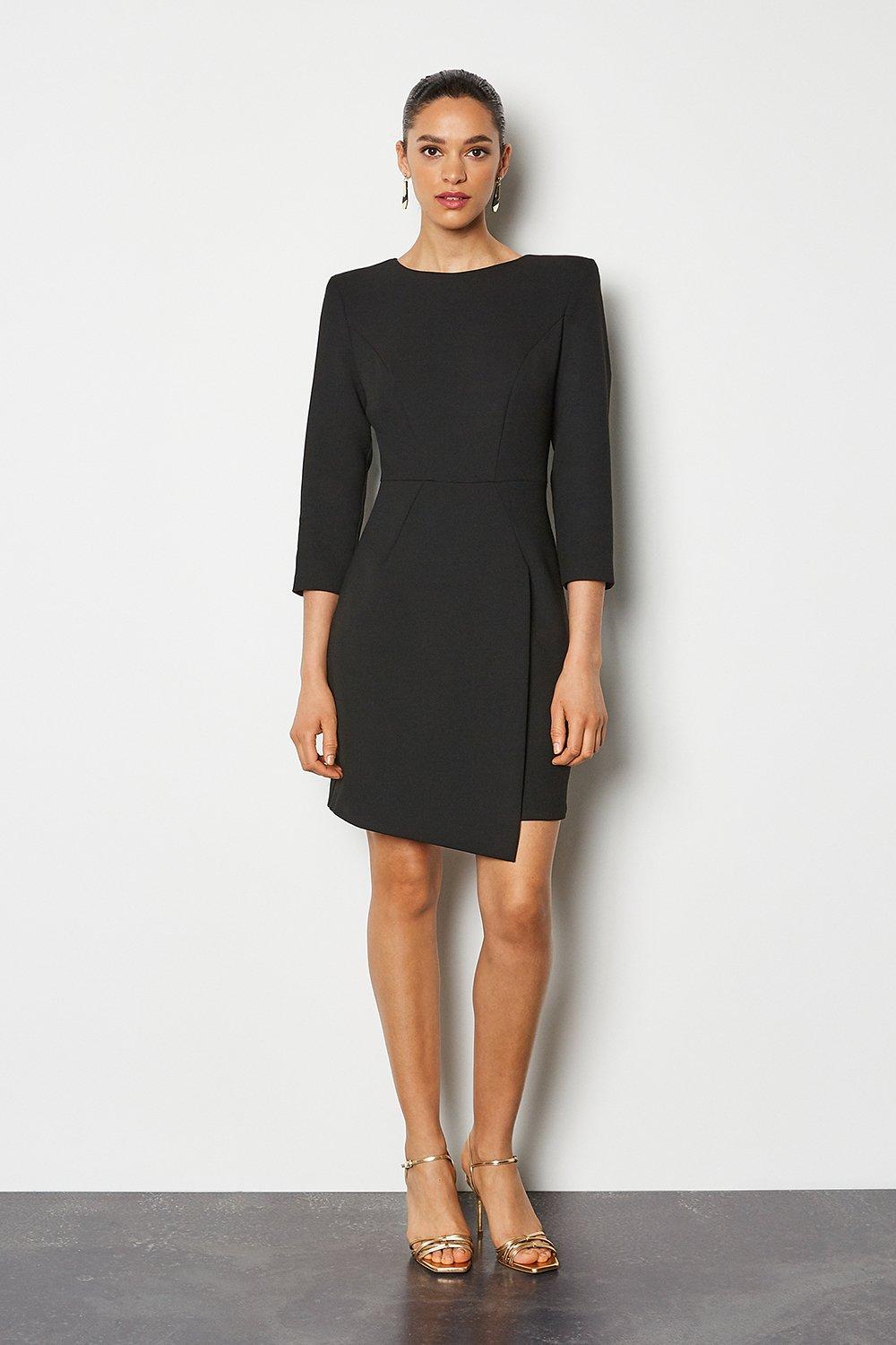 karen millen black zip dress