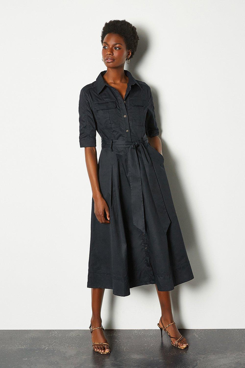 utility shirt dress