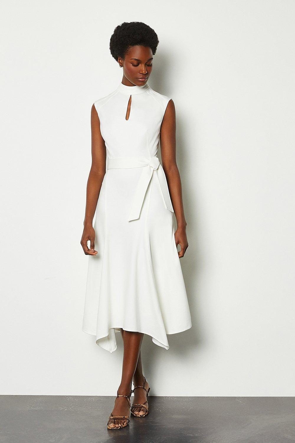 karen millen cheetah midi dress