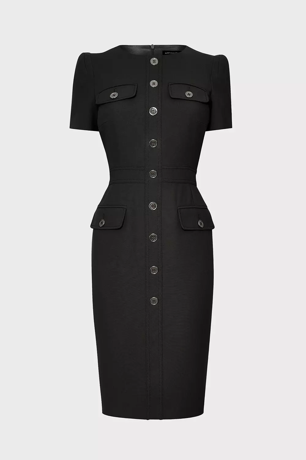 Tailored Utility Midi Dress Karen Millen