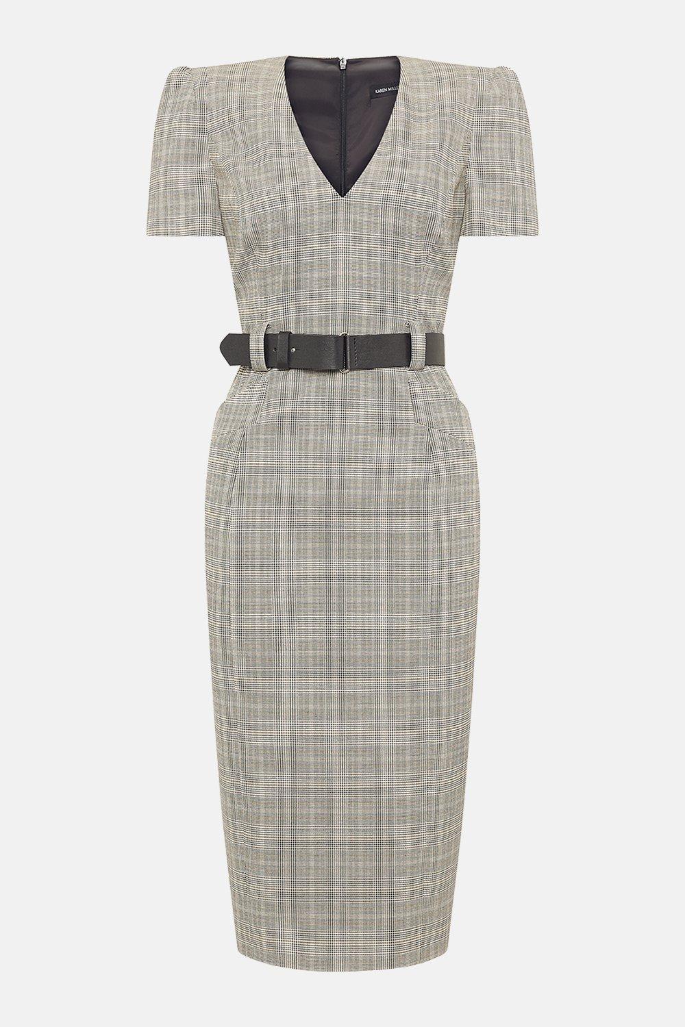 karen millen grey dress