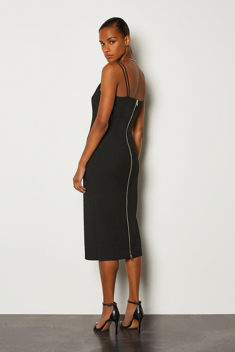 karen millen strappy pencil dress