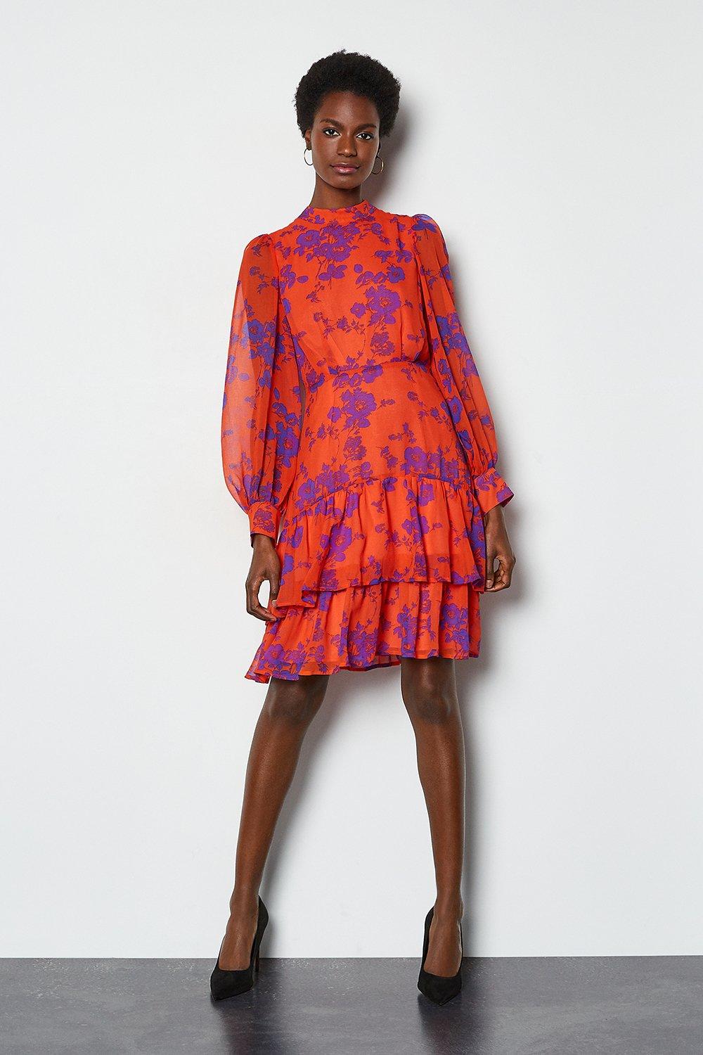 tiered short dress