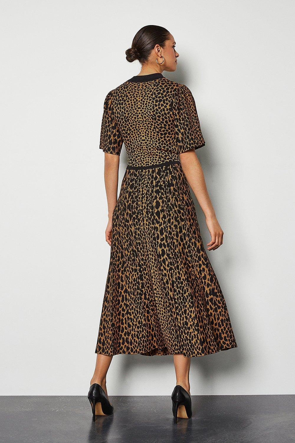 karen millen leopard print dress