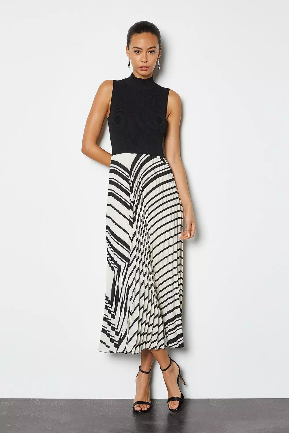 Scarf Print Asymmetrical Midi Skirt - Women - Ready-to-Wear