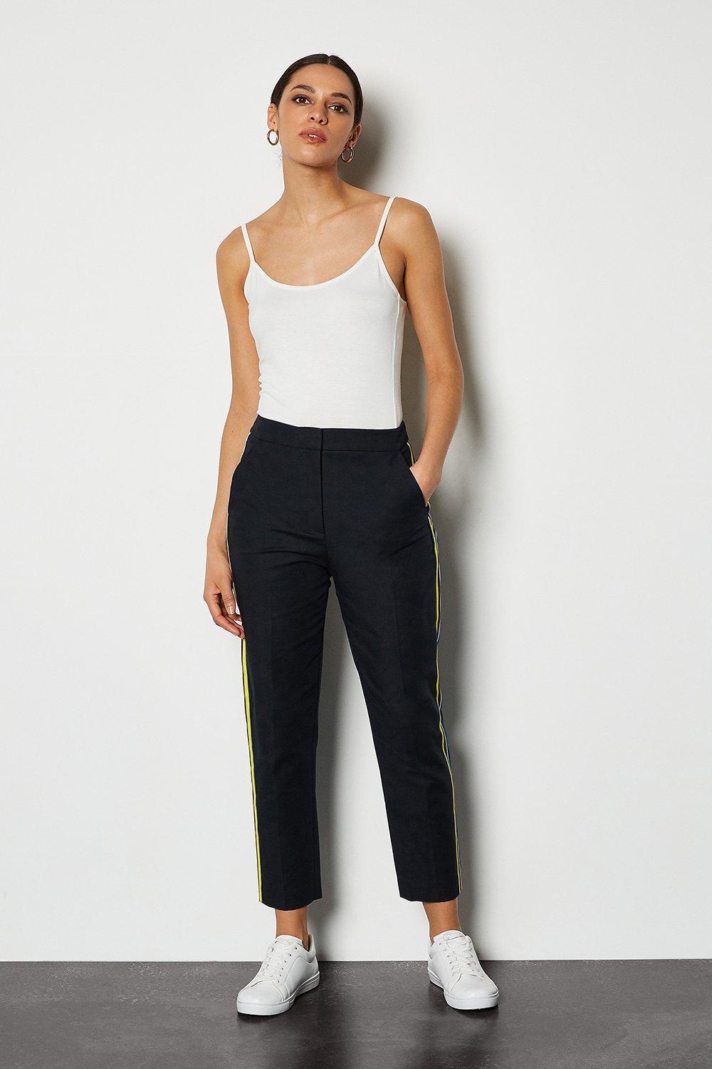 tailored capri trousers