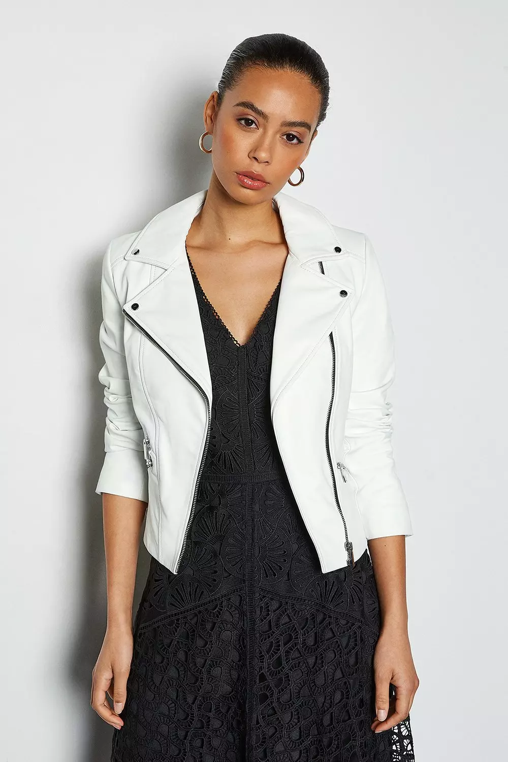 Karen millen 2024 suede biker jacket