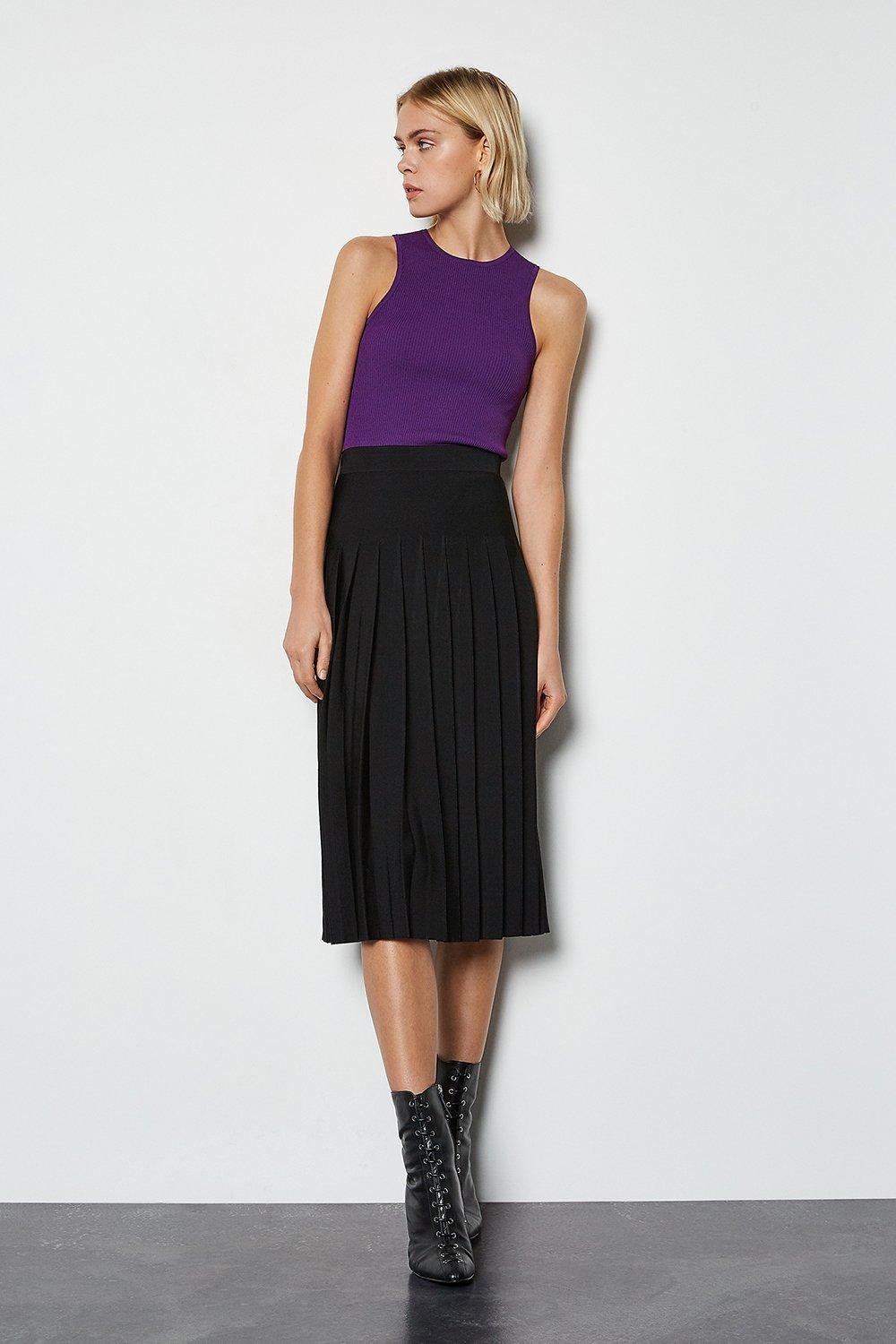 karen millen black skirt