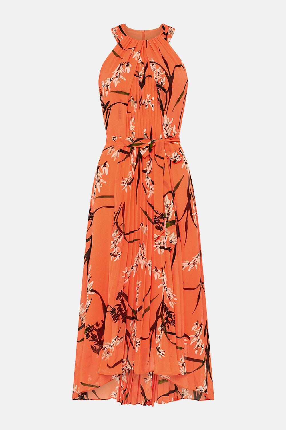 coral dress karen millen