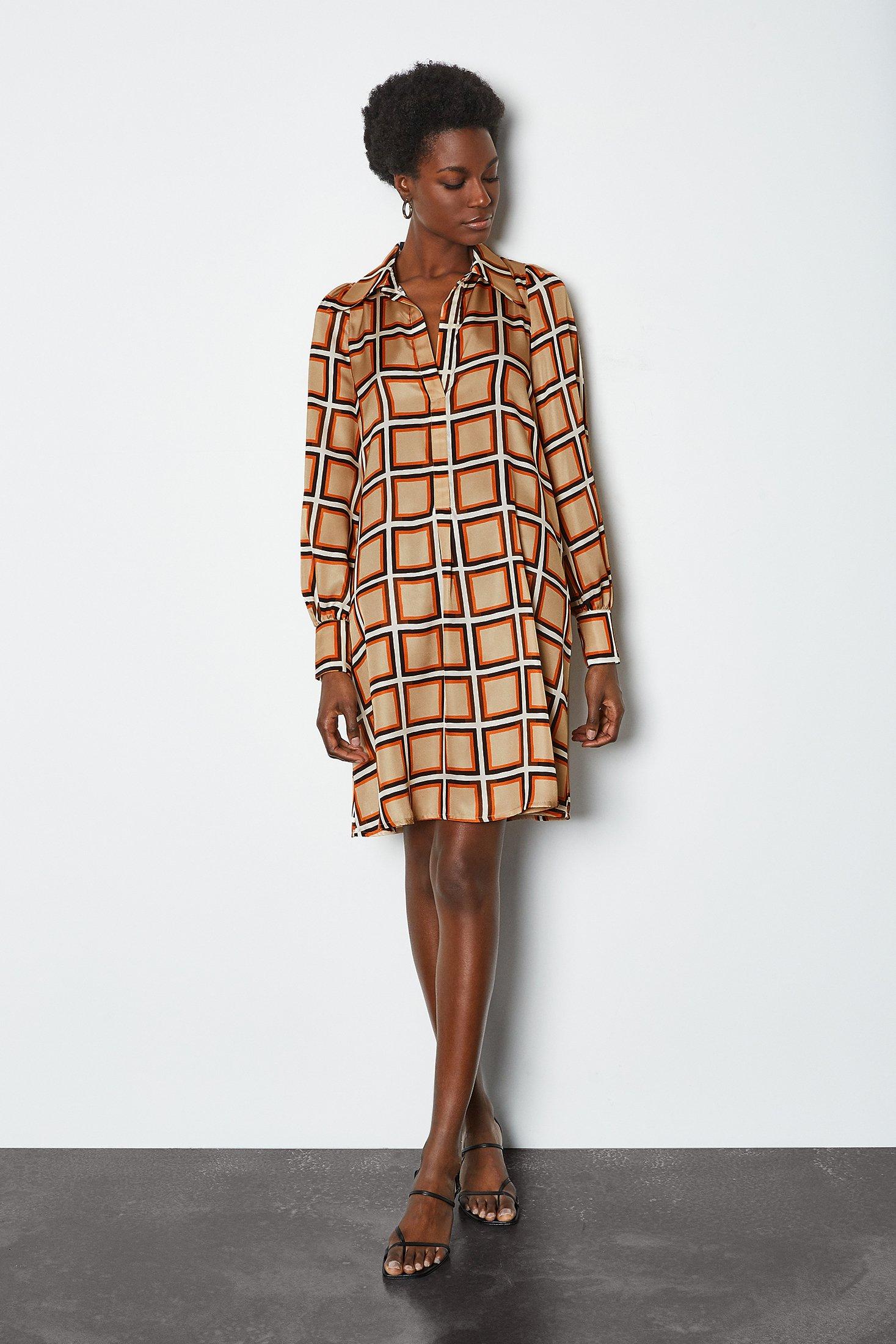 karen millen tartan check forever dress