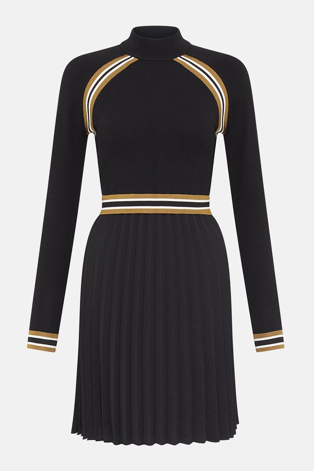 karen millen sporty high neck dress